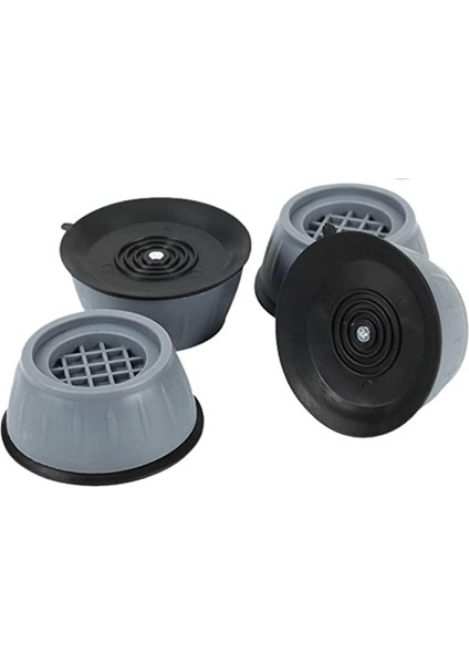 Metrashop Makinesi Titreşim Önleyici Kauçuk Ayak Pedleri Çamaşır Makinesi Stoper 4'lü Set Gürültü Engelleyici ve Kaymaz