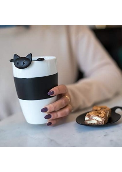 Metrashop Açık Pembe Kedili Çay Süzgeci modelleri