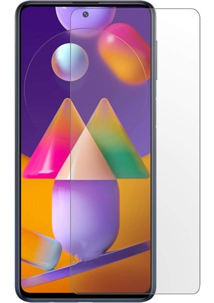 Samsung Galaxy M31S Ekran Koruyucu Tamperli Cam