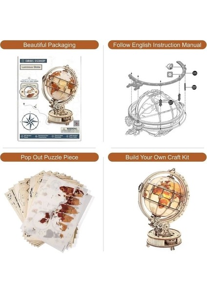 3D Ahşap Puzzle Model Kitleri