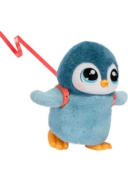 Metrashop Live Pets My Walking Penguin - Waddles, Yumuşak ve Sevimli Interaktif Oyuncak Penguen, 25+ Ses ve Tepki, Yürür, Dans Eder ve Kanat Çırpar, Pilli (5+ Yaş Çocuklar Için)