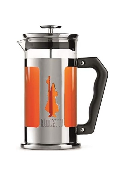 Metrashop 0002390/NW Preziosa French Press Kahve Makinesi, Alüminyum, Çelik