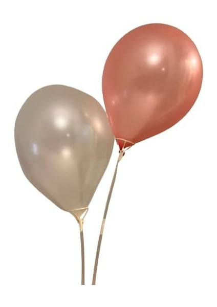 Metrashop Renkli 20'li Balon (Pembe-Beyaz)