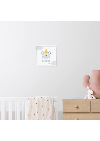 Metrashop Odası Için Minimal Tasarımlı Çerçeve - 20X20 Cm, Kendinden Yapışkanlı