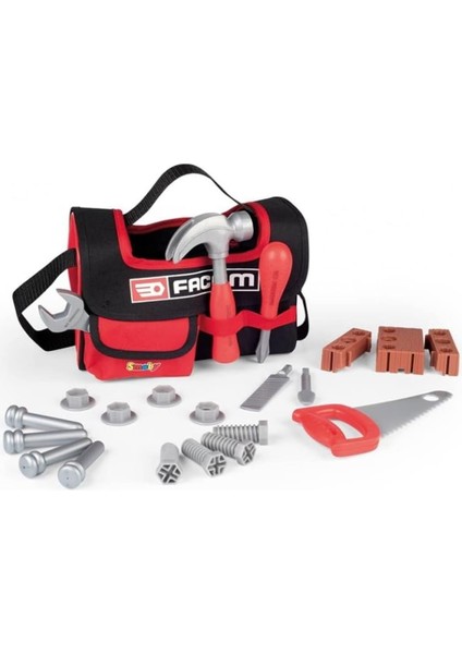 Metrashop 360196, Facom Tamir Kumaş Alet Çantası, Tornavida, Somun Anahtarı, Aksesuarlar, Lisanslı, Facom Repair Fabric Tool Bag