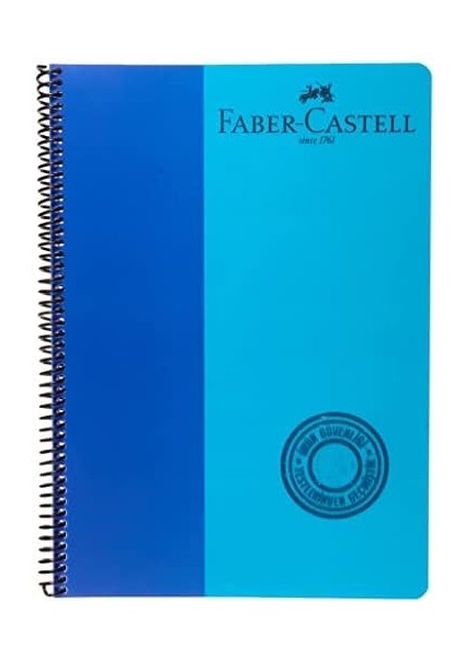 Metrashop Pp Kapak Bicolor Spiralli Defter, 80 Yaprak, A4, Çizgili - Asorti, Çok Renkli