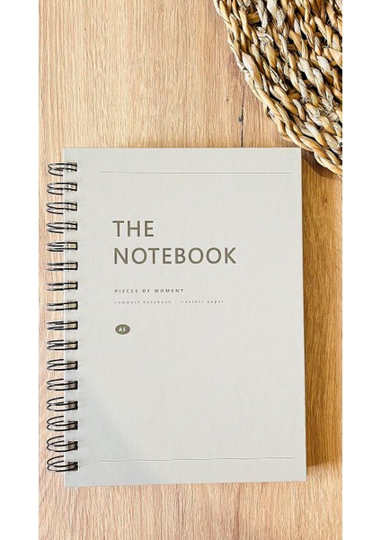 Metrashop Tanıtım Sert Mukavva Kapaklı Spiralli 80 Yaprak Çizgisiz A5 Defter, Not Defteri, Okul Defteri, 8 Farklı Renk Seçeneği, Ofis Için Ideal, Planlayıcı (Coffee Latte Kapak Rengi)