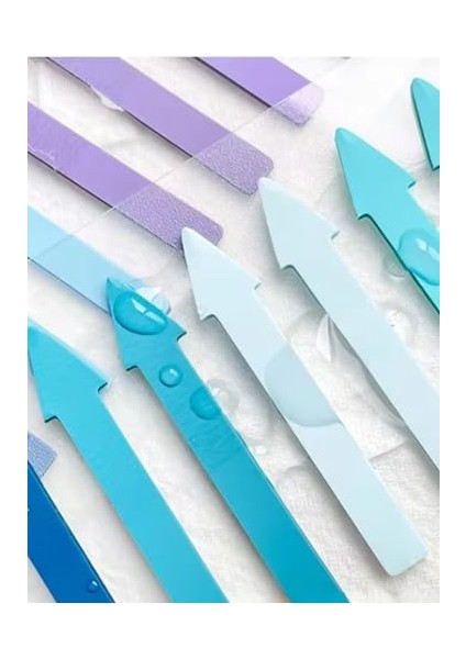 Metrashop Şeffaf Renkli Yapışkanlı Not Kağıdı Işaret Şerit (Işaret 1)