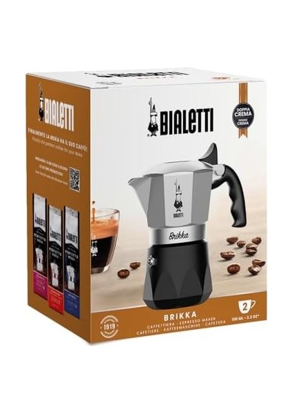 Metrashop Nuova Brikka 2 Bardak 2023 | Moka Caffetteria Espresso Caffè 0007327 modelleri