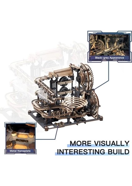 3D Ahşap Puzzle Mekanik Dişli Model