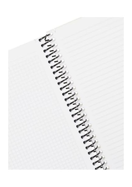 Metrashop Infinity Primary Serisi, A4, 5 Konulu (4 Kareli, 1 Çizgili) 150 Yaprak Pp Kapaklı Spiralli Defter, Sarı