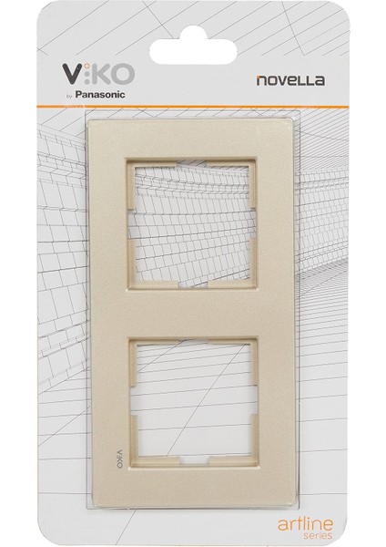 Metrashop Novella Bronz Ikili Çerçeve