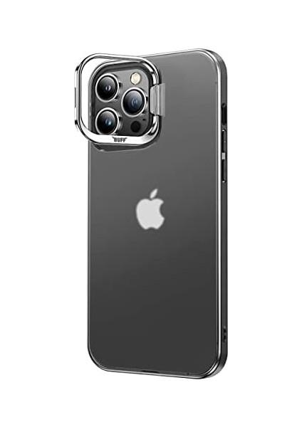 Labs Buff iPhone 14 Pro Max New Corner Kamera Kapaklı Standlı Kılıf Siyah, Buff Labs modelleri