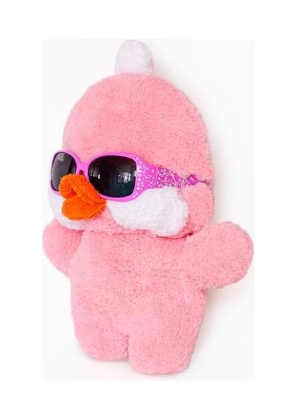 Metrashop Oyuncak Pembe Laliv Ördek,pelüş Civciv,pelüş Ördek,pelüş Civciv,noel Ördek Pelüş Hayvan, Noel Ördek, Pelüş Hayvan, Karikatür Sevimli Noel Hediyeleri, Arkadaşlar, Doğum Günü Hediyesi