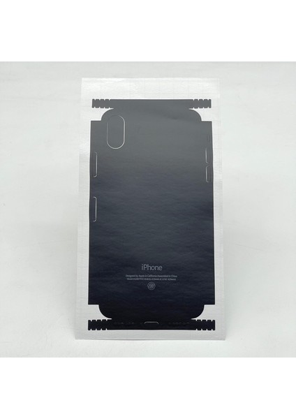 Apple iPhone X/xs Uyumlu Tam Koruma Çizilmez 3m Full Body Kaplama (Siyah)