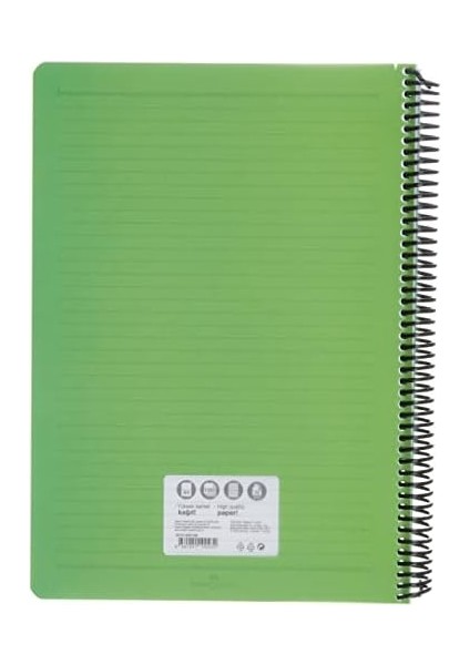 Metrashop Pp Kapak Bicolor Spiralli 120YP Çzg