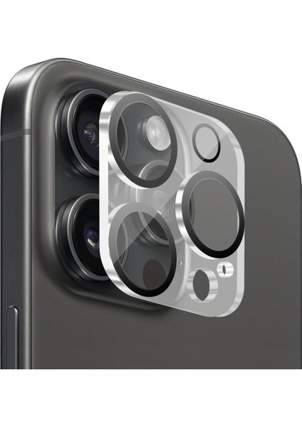 Labs Apple iPhone Kamera Lens Koruyucu, 16 Pro / 16 Pro Max Uyumlu, Şeffaf