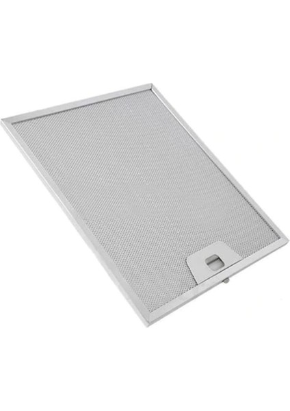 Metrashop Filtre 25,3 x 30 Davlumbaz Filtre Seti - 2 Adet Tek Tırnak (Alüminyum) | Alt Kenar Tırnaksız