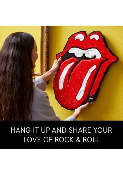 Art The Rolling Stones Yapı Seti Siyah