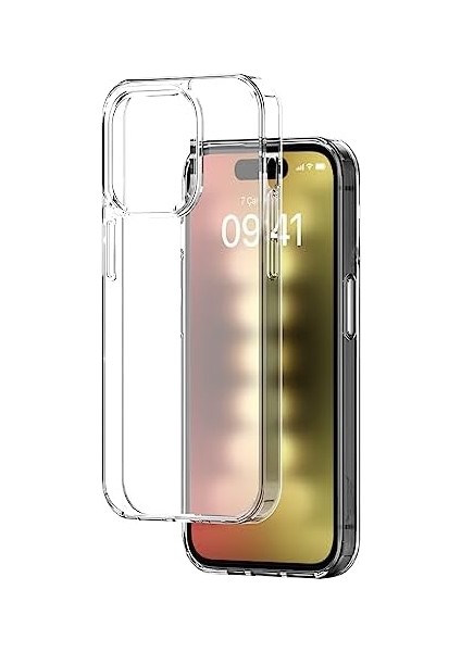 Labs Apple iPhone 15 Pro (6.1") Air Hybrid Darbe Emici Tpu + Pc Şeffaf Kılıf (Crystal Clear) fiyatları