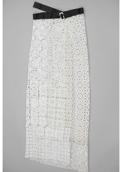 Melısa Mınca Tığ Işi Etek ve Crop, Tığ Işi Etek ve Crop, Etek ve Crop, Unisex Crop ve Etek, After Parti Etek ve Crop