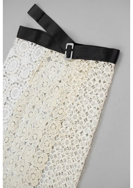 Melısa Mınca Tığ Işi Etek ve Crop, Tığ Işi Etek ve Crop, Etek ve Crop, Unisex Crop ve Etek, After Parti Etek ve Crop