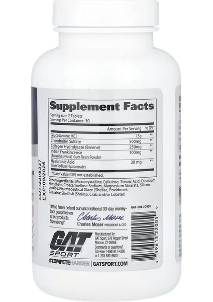 Joint Support, Essentials (Glukozamin+Msm+Boswellia+Bovine Collagen , 60 Tablet fiyatları