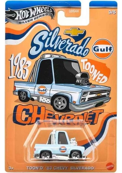 Temalı Arabalar Özel Seri Toond 83 Chevy Silverado GDG44-JCB64