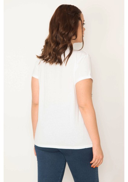 KADIN KEMİK PAYET DETAYLI BLUZ modelleri