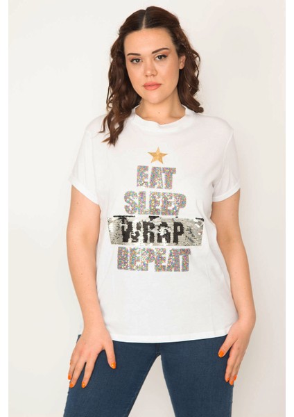 KADIN KEMİK PAYET DETAYLI BLUZ indirimleri