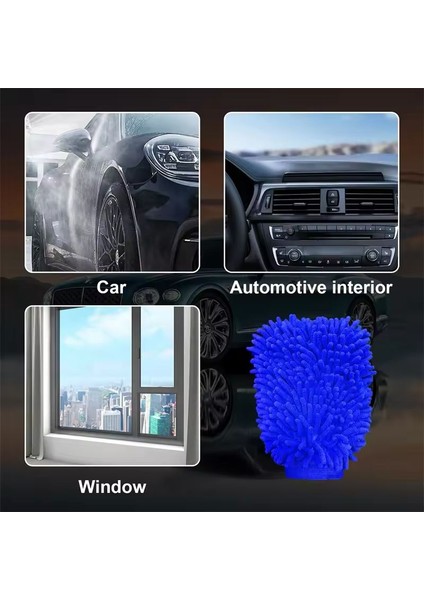 Mikrofiber Oto Yıkama ve Temizlik Eldiveni Makarna Desenli Çizmez Ultra Yumuşak indirimleri