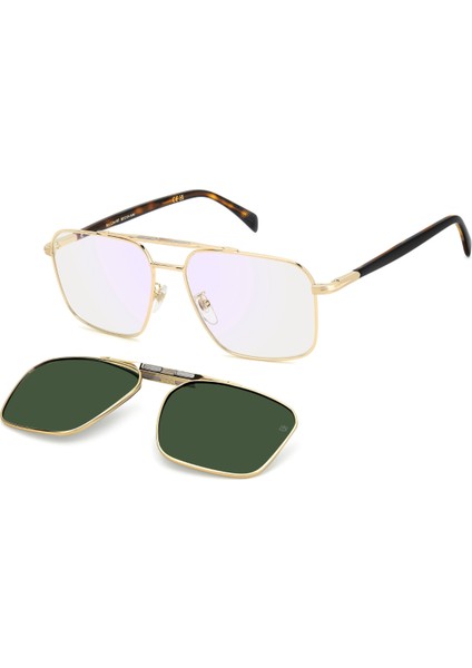 Db 1187/G/C (J5G) 57 | Klipsli Polarize Unisex Yeşil Güneş Gözlüğü