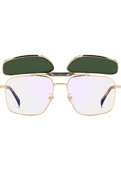 Db 1187/G/C (J5G) 57 | Klipsli Polarize Unisex Yeşil Güneş Gözlüğü