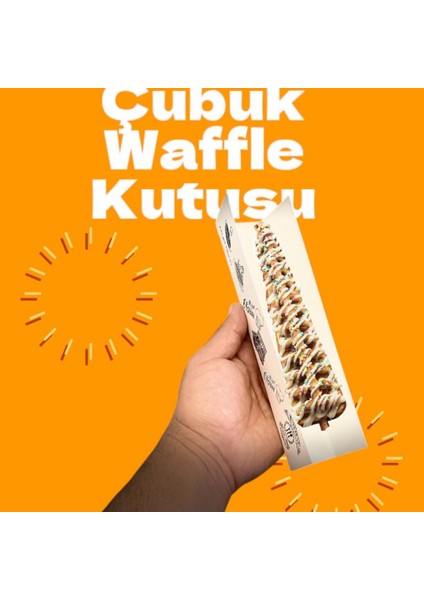 Çubuk Waffle Kutusu|stick Waffle Külahı