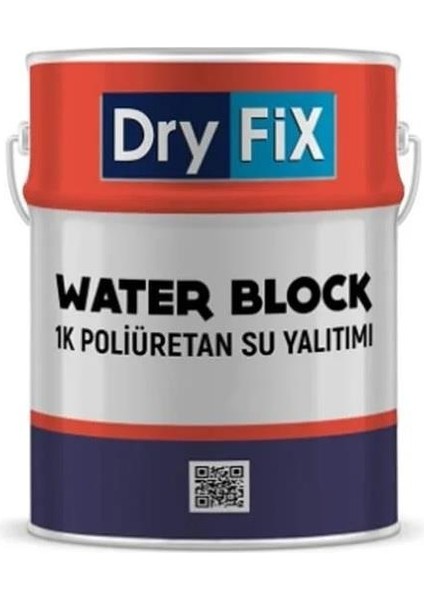 Water Block 1k Poliüretan Su Yalıtımı 5 kg Gri