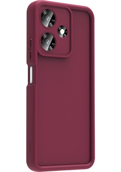 Infinix Hot 30 Kılıf Kamera Korumalı Frm Ananas Kapak - Mürdüm indirimleri