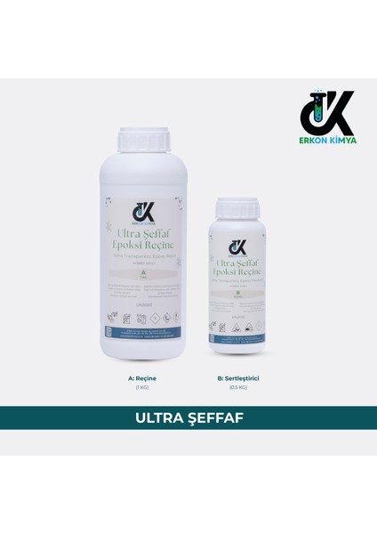 Ultra Şeffaf Hızlı Epoksi 1,5kg