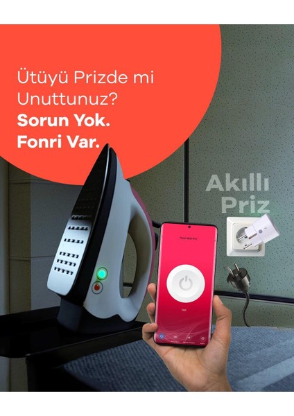 Wi-Fi Akıllı Priz NAS-WR01W6 Akıllı Priz Akım Korumasız