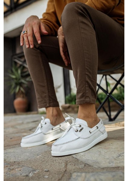 Knack Mevsimlik Keten Ayakkabı 008 Beyaz fiyatları