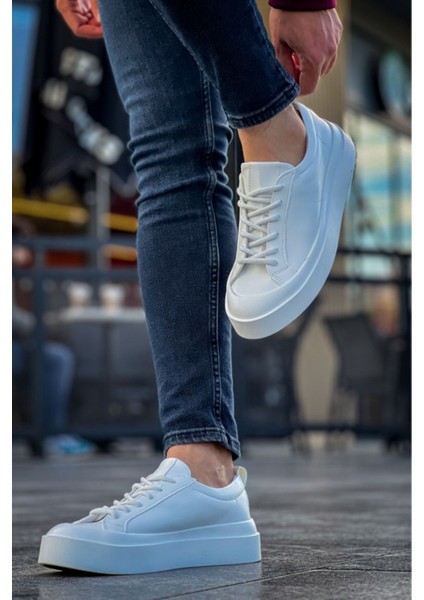 BA500 Boa Özel Termo Taban Beyaz Casual Erkek Ayakkabı