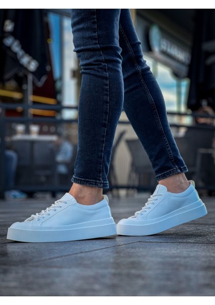 BA500 Boa Özel Termo Taban Beyaz Casual Erkek Ayakkabı
