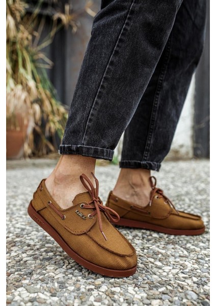 Knack Mevsimlik Keten Ayakkabı 008 Taba indirimleri