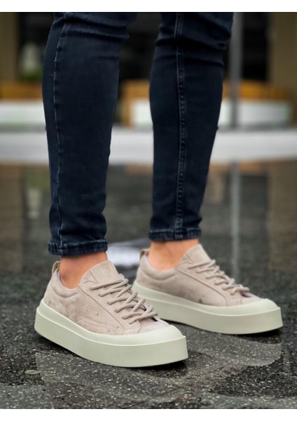 BA500 Boa Özel Termo Taban Krem Casual Erkek Ayakkabı modelleri