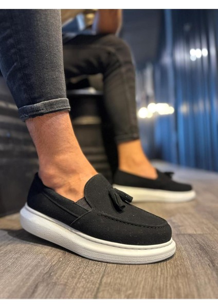 Knack Günlük Spor Klasik Ayakkabı 818 Siyah Süet (Beyaz Taban) fiyatları