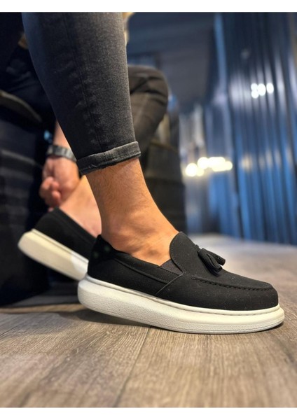 Knack Günlük Spor Klasik Ayakkabı 818 Siyah Süet (Beyaz Taban) modelleri