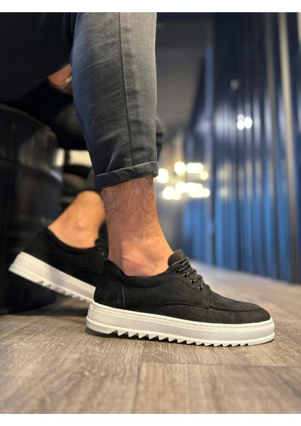 Knack Günlük Ayakkabı T12 Siyah Süet (Beyaz Taban) fırsatları