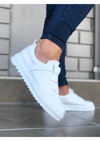 Kadın Beyaz Wagoon WG036 Beyaz Erkek Casual Ayakkabı