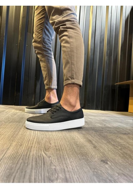 Knack Günlük Ayakkabı 077 Siyah (Beyaz Taban) modelleri