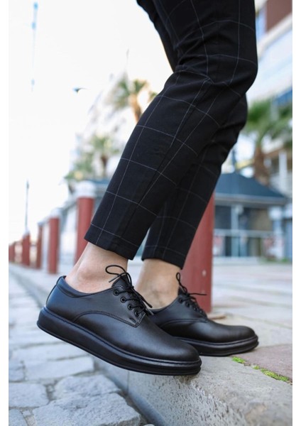 Knack Klasik Erkek Ayakkabı 001 Siyah (Siyah Taban) fiyatları