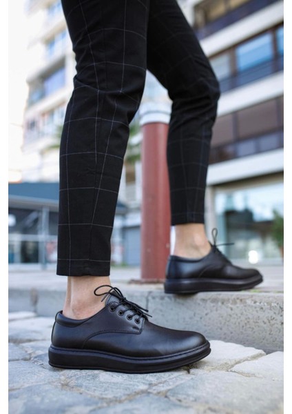 Knack Klasik Erkek Ayakkabı 001 Siyah (Siyah Taban) fırsatları